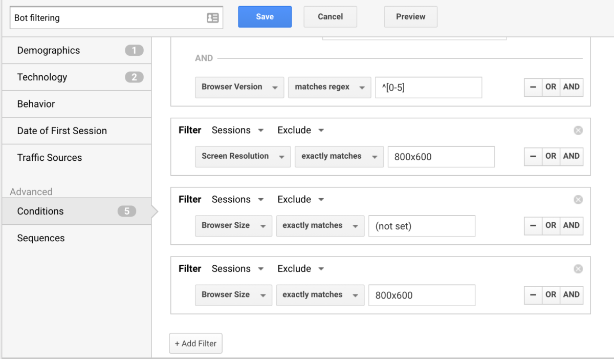 Google Analytics bot filtering and data cleanup made easy Kieran
